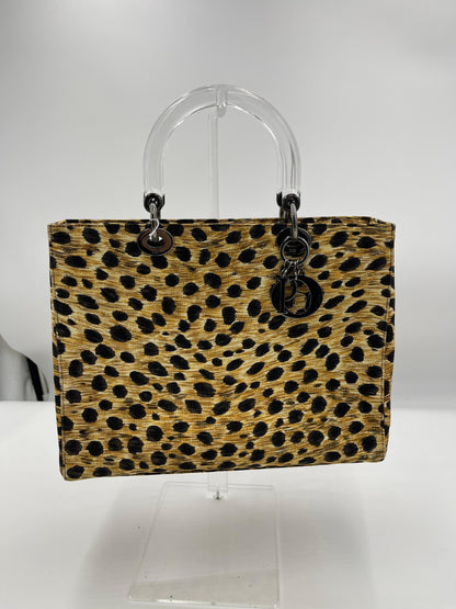 Dior Nylon Lady Dior Cheetah Print
